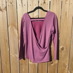 Open Back sweater Medium